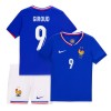 Maillot de Supporter France Giroud 9 Domicile Euro 2024 Pour Enfant